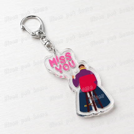 Oliver Tree Ugly Is Beautiful Keychain for Accessories Bag Charm Music Tour Let Me Down Key Chain Ring Jewelry Fans Gifts