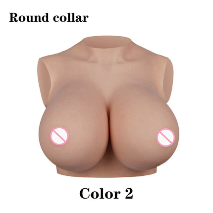 U-CHARMMORE New Process With Bloodshot Design Soft Silicone Breast Forms No-Oil Realistic Boobs For Transvestites