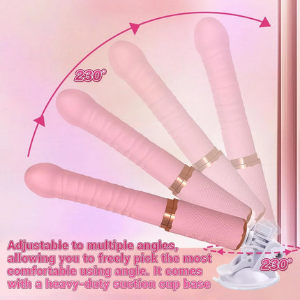 Dual Motor Realistic Thrusting Dildo Vibrator With Heating 10 Mode Sex Toys Vibrator Clitoral Stimulator For Anal Stimulation