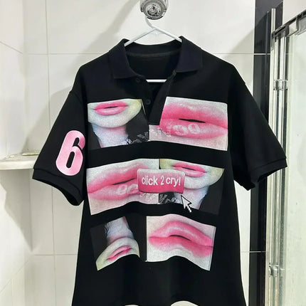 Vintage Sounds Collection Graphic T Shirts Goth Style Streetwear Harajuku Short Sleeve Y2k Tops Polo t shirt for men clothing