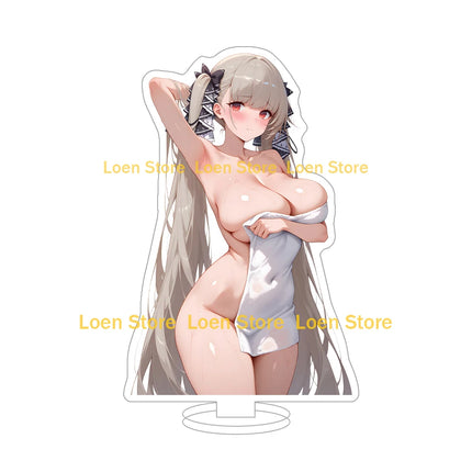 Hot game Anime sexy lingerie bikini girl student big ass big breasts bunny girl Anime Figure Acrylic stand desk ornament gift