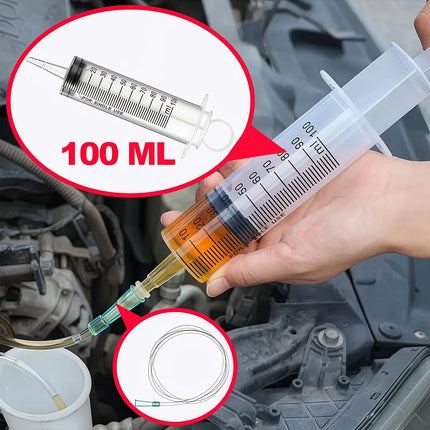 1 Set of Syringe Type Water Suction/Injection Dual-Use Automotive Tools, Which Can Be Used to Suction/Inject Engine Oil