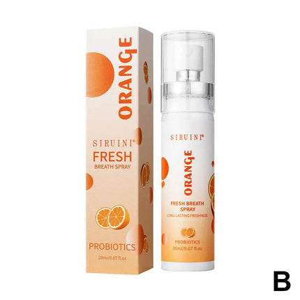 Oral Fresh Spray Mouth Freshener Oral Odor Treatment Oral Remove Bad Breath Fruit Litchi Peach Flavor Persistent Oral Care