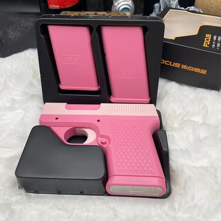 Capacity 10PCS Pistol Style Lighters with 3 Cigarette Case Jet Blue Flame Gas Lighter Windproof Cigar Lighter Gadgets for Men