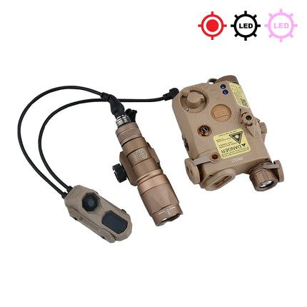 PEQ15 PEQ UHP Surefire M300 M600 Red Green Blue Nylon Flashlight LED Strobe laser AXON Dual Pressure Switch Accessories