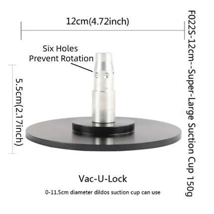 FREDORCH Vac-U-Lock Dildos Sex Machine Attachment for Women Men Masturbation Sex Toys Adult Automatic Vibrator Love Machine Toys