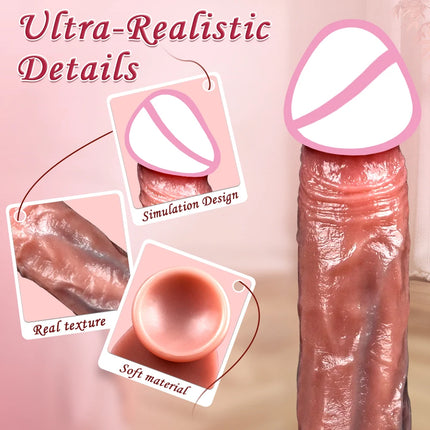 Soft Big Penis Dildos Realistic Dildo Female Masturbation Suction Cup Artificial Silicone Dick for Anal Dildo Sex Toy for Women