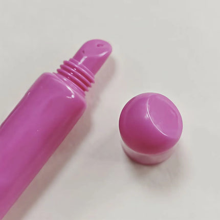 10-200pcs Empty 10ml Squeeze Tube Soft Hose Sample Bottle Eye Cream Lip Gloss Lip Oil Balm Cosmetic Container Packaging