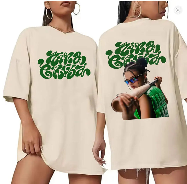 Nina Chuba Tour New Album 2026 T Shirts Men Women Clothing Fashion Oversized T-shirts Summer O-Neck Short Sleeve Tees Streetwear