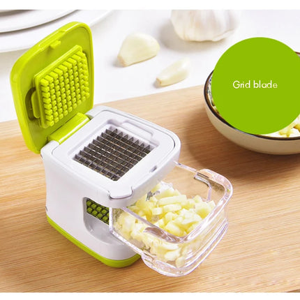 Multifunction Vegetable Dicer Garlic Presser Crusher Plastic Eco Friendly Ginger Slicer Mincer Chopper Kitchen Gadget for Salad