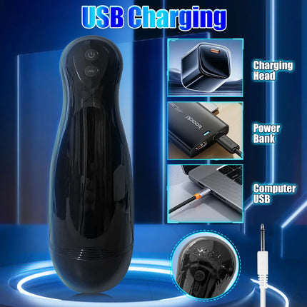Sex Toys for Men Automatic Male Masturbator Cup Blowjob Sucking Sex Machine Suction Blowjob Vagina Masturbation Adult Supplies