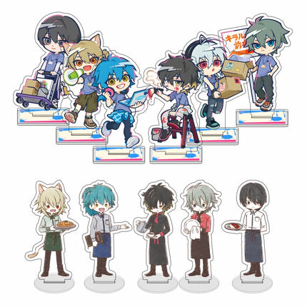Game Slow Damage, Togainu no Chi, sweet pool, DRAMAtical Murder 10cm Acrylic Figure Stand Desktop Decoration Fan Gift Keychain