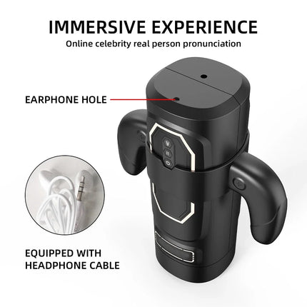 Automatic Men's Masturbator Cup Vibration Blowjob Sucking Machine Orgasm Erotic For Men Penis Training Sex Toys Adults Goods 18+