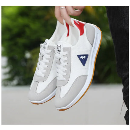 Men's Breathable Mesh Sports Shoes Lightweight Comfortable Soft Bottom Casual Shoes Versatile Footwear for All Seasons
