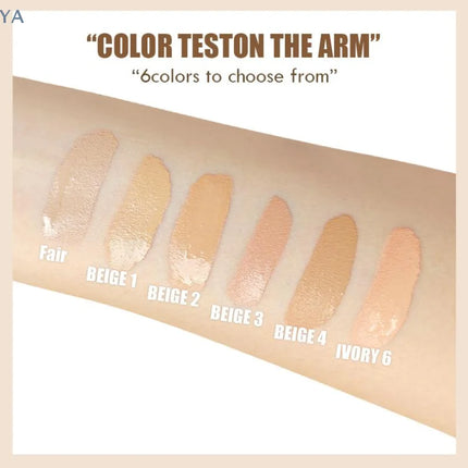 [YA]BSIMONE Liquid Foundation, Waterproof, Matte Finish, Long Lasting, Concealer Cream For Uneven Tone- Daily Makeup Must-Have