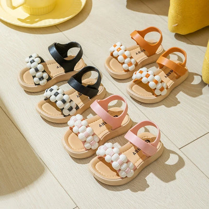 2024 New Children's Slippers Summer Girls and Boys Bathroom Home Anti slip Beach Shoes Soft Soled Baby Sandals