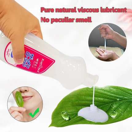 500ML Emulsion Lubricant Anal Lubricant Easy to clean, colorless and odorless, safe and healthy gay vaginal adult products