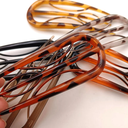1/4/6 PCS U-shaped Hair Stick Hair Fork Hairstyle Tools Hairpin Geometric Women Girls Hair Accessories Accessories Headwear