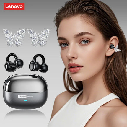 Lenovo LE302 OWS Wireless Earphones Low Latency HD Call Bluetooth HiFi Music Sport Fashion Earbuds Comfortable Ear Clip Headset