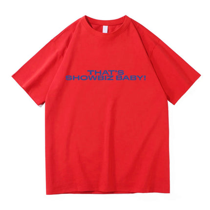 Jade That's Showbiz Baby 2025 New Album T-Shirt Men/Women Clothing Vintage Harajuku High Quality Clothes Cotton T-Shirts for Gift