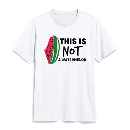 This Is Not A Watermelon T-Shirt Palestine Collection Palestine Flag Shirt Men Women Unisex Cotton Tops Peaceful Sweatshirt