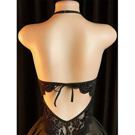 Desire Night Erotic Costumes Sexual Temptation With Open Crotch Women Lingerie Hot Dress Babydoll Sex Bodysuit 18 xxx Underwear