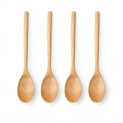2pcs Wooden Spoon Tableware Kitchen Cooking Utensil Tools Soup Tea Spoon Catering Cooking Tool Coffee Soup Teaspoon Honey Spoon