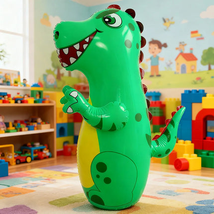Inflatable Standing Punch Bag Toy Dinosaur Model Children's Game Outdoor Activity Parent-Child Interactive Boy's Toy Gift