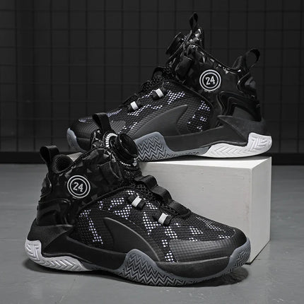Kids Basketball Shoes Boys Sneakers Non-slip Child Trainer Basket Shoes Outdoor Children Sport Shoes