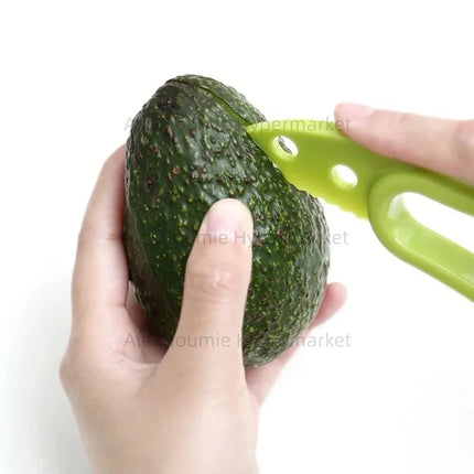 3-in-1 Avocado Slicer Shea Corer Butter Fruit Peeler Cutter Pulp Separator Plastic Knife Kitchen Vegetable Tools Home Accessory