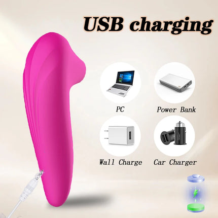 Clitoral Sucking Vibrator for Women Clit Sucker Vibrators with 5 Suction & Vibration Mode Waterproof Rose Sex Toy Clitoris