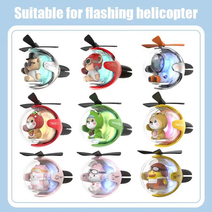 Just Refills No Plane & Pilot! dog bear car air freshener vent replacement tablets solid fragrance aroma perfume pads supplement