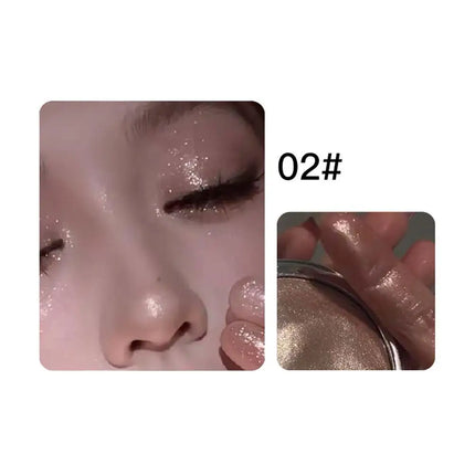 Shimmer Champagne Highlighter Mashed Potato Diamond Shiny High Gloss Paste Pearlescent Fine Flash Brightening Contour Highlights