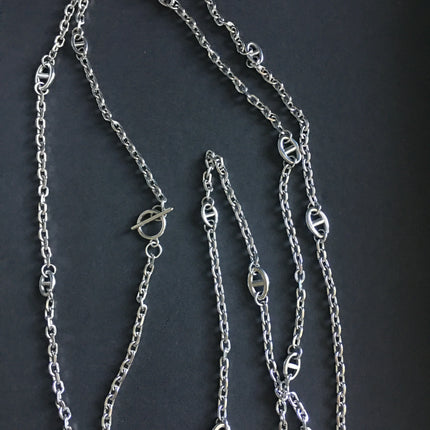 Hot sale 80, 150cm stainless steel couple necklace, multi-functional, fashionable, multi-layer bracelet, same style for men and women
