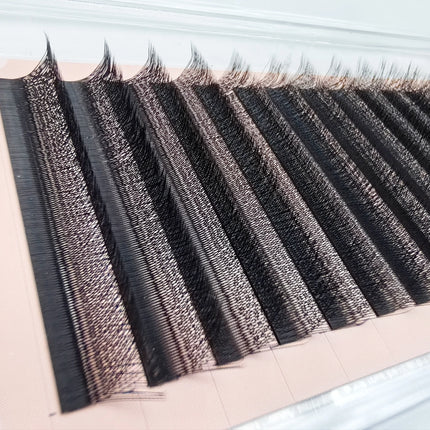 Supmacio lash extension 3d clover w eyelashes 7mm soft C/D/L curl 7-13 mix ready-made bundles cilios 3d w shape lashes 7mm
