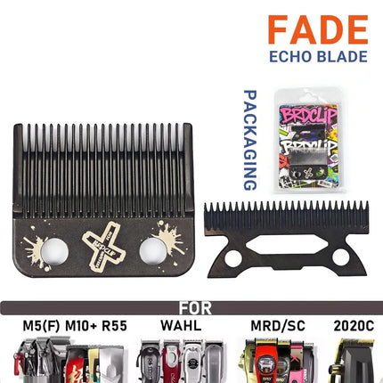 Professional BRDCLIP Blade Replacement for 2020C KULILANG VGR V003 Madeshow M10 Hair Clipper Titanium Plated Ceramics Blade