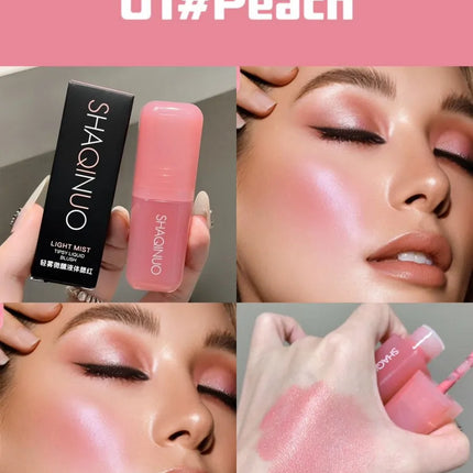 Light Blush Liquid SHAQINUO Moisturizing Mirror Vitality Moisturizing Whitening Brightening Natural Rouge