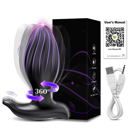 Wireless Bluetooth Anal Vibrator APP Control Butt Plug Men Prostate Massager Male Ass Anal Adult Sex Toys for Women Couples Gay