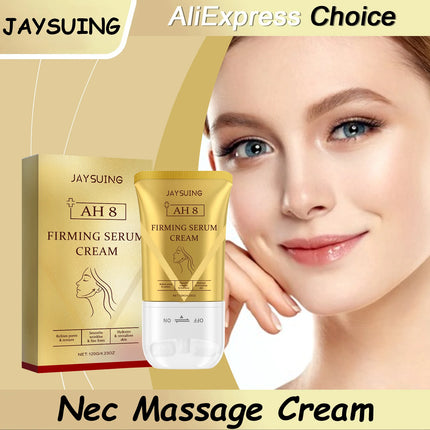 Ah-8 Firming Lifting Neck Cream Moisturizing Neck Lotion Roller For Crepey Skin Nourishing Smooth Fine Lines Serum Care Cosmetic
