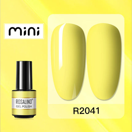 ROSALIND Temperature Changed Gel Nail Polish Soak Off Gel Varnishes Nail Art Semi Permanent Base Top Coat UV Nail Gel Polish