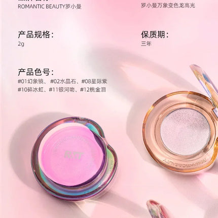 RMT Romantic Beauty Vientiane Chameleon Highlight Blush Repair 3-in-1 Liquid Brightens Face