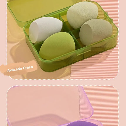Magic Foundation Makeup Brush Set Soft Beauty Blender Gourd Shaped Makeup Sponge Loose Powder Brush Cosmetic Tools Kit