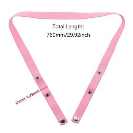 Male Penis Ring Mini Chastity Cage Auxiliary Belt Set Elastic Belt Adjustable Underwear Rope Scrotum Ring Sex Toy