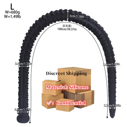 New Super Long Anal Plug Soft Silicone Big Butt Plug Adult Sex Toy Dilator Training Expansion Huge Long Anal Plug Women Men Gay