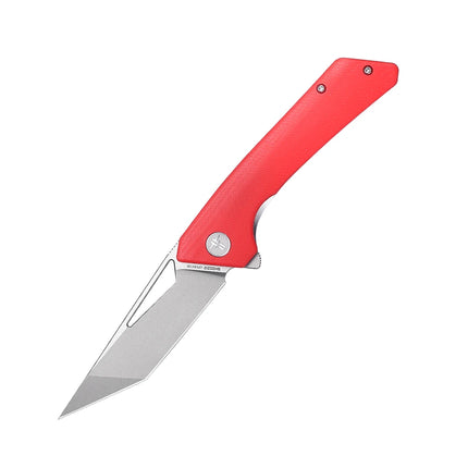 SHOOZIZ Folding Pocket Knife for Men, Flipper EDC knife, 3.39" 14C28N Steel, Ultem/G10 Handle with Clip,Outdoor  Camping Tool