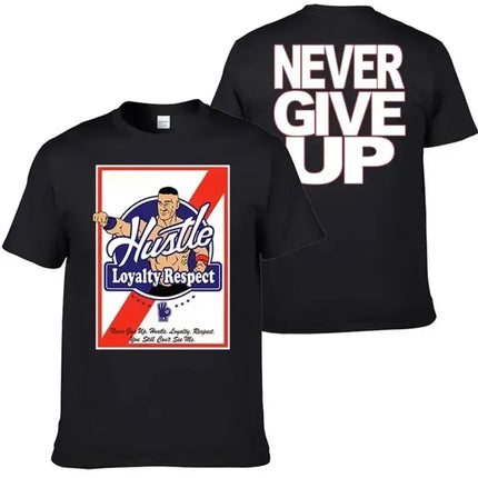John Cena Wrestling T-shirt for men, summer sports T-shirts for outdoor activities, casual unisex T-shirts with round neck, shor