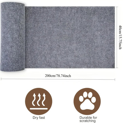 Trimable Cat Furniture Protector，Equipped with self-adhesive scratch pads，Protect the Sofa、Door and Cat Tree Stand Safe from Cla