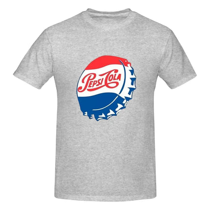 2026 Summer Men's P-Pepsi Luxury T-Shirt, Women's Fashion Summer Printed Shirt, High-Quality Cotton T-Shirt Clothing