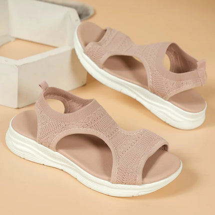 Toe open spot 2025 fish mouth casual fashion sandals low-heeled women