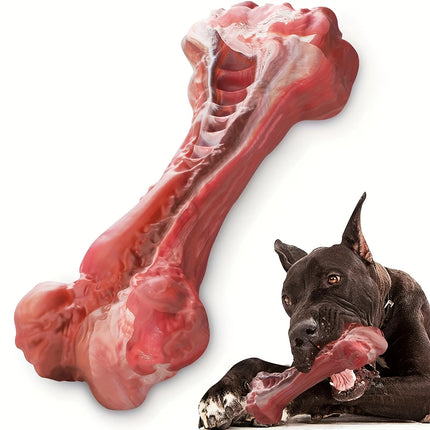 Silicone dog bite toy, natural rubber non-toxic, suitable for strong biting dogs, interactive cleaning of teeth bones,